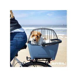 BASIL košara - BUDDY SPACE FRAME - črna