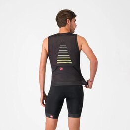 CASTELLI Kolesarski dres brez rokavov - FREE SPEED 3 TOP - črna