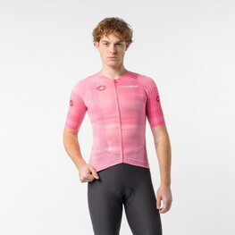CASTELLI Kolesarski dres s kratkimi rokavi - GIRO109 RACE 8S - rožnata