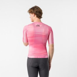 CASTELLI Kolesarski dres s kratkimi rokavi - GIRO109 RACE 8S - rožnata