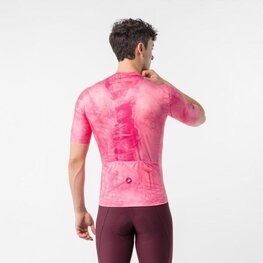 CASTELLI Kolesarski dres s kratkimi rokavi - GIRO109 TROFEO - rožnata
