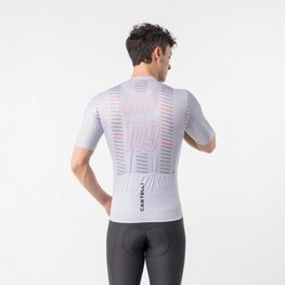 CASTELLI Kolesarski dres s kratkimi rokavi - GIRO109 MILAN - srebrna