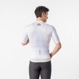 CASTELLI Kolesarski dres s kratkimi rokavi - GIRO109 ESPRESSO 2 - bela