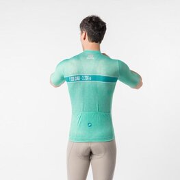 CASTELLI Kolesarski dres s kratkimi rokavi - GIRO109 CIMA COPPI - zelena