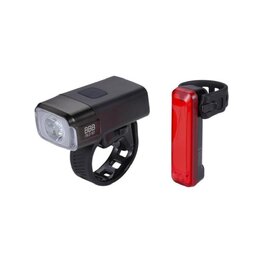 BBB komplet luči - NANOSTRIKE 600 COMBO - črna