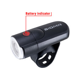 SIGMA SPORT sprednja luč - AURA 30 - črna