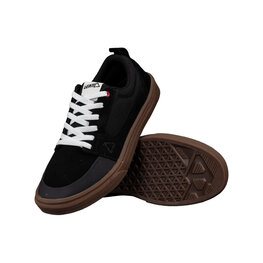 LEATT Kolesarski čevlji - FLAT 1.0 - črna/rjava