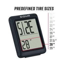 SIGMA SPORT tahometer za kolo - BC 5.0 ATS - črna