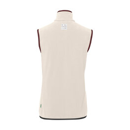 VAUDE Kolesarski brezrokavnik - ROSEMOOR FLEECE - slonovina/rumena