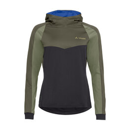 VAUDE Kolesarski dres z dolgimi rokavi zimski - QUIMSA LS - zelena/črna