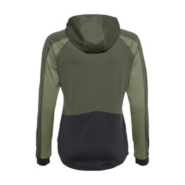 VAUDE Kolesarski dres z dolgimi rokavi zimski - QUIMSA LS - zelena/črna