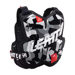 LEATT ščitnik za hrbet in prsni koš - CHEST PROTECTOR 1.5 TORQUE - črna/bela/rdeča