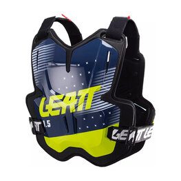 LEATT ščitnik za hrbet in prsni koš - CHEST PROTECTOR 1.5 TORQUE - črna/modra/rumena