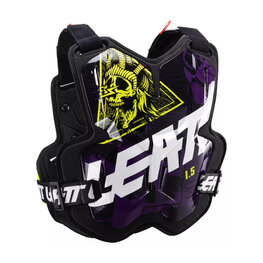 LEATT ščitnik za hrbet in prsni koš - CHEST PROTECTOR 1.5 TORQUE - črna/rumena/bela