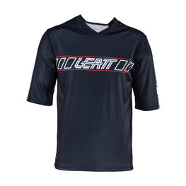 LEATT Kolesarski dres s kratkimi rokavi - MTB ENDURO 3.0 - črna