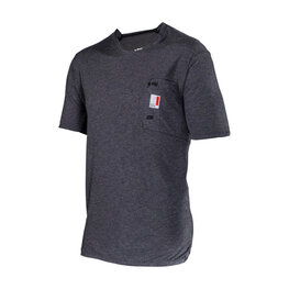 LEATT Kolesarski dres s kratkimi rokavi - MTB ALLMOUNTAIN 2.0 - črna