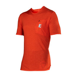 LEATT Kolesarski dres s kratkimi rokavi - MTB ALLMOUNTAIN 2.0 - rdeča