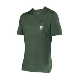 LEATT Kolesarski dres s kratkimi rokavi - MTB ALLMOUNTAIN 2.0 - zelena