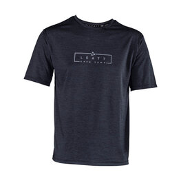 LEATT Kolesarski dres s kratkimi rokavi - MTB TRAIL 1.0 - črna