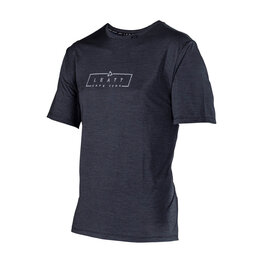 LEATT Kolesarski dres s kratkimi rokavi - MTB TRAIL 1.0 - črna