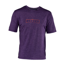 LEATT Kolesarski dres s kratkimi rokavi - MTB TRAIL 1.0 - vijolična