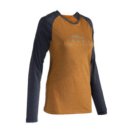 LEATT Kolesarski dres z dolgimi rokavi poletni - MTB ALL MOUNTAIN 3.0 W - rjava