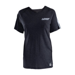 LEATT Kolesarski dres s kratkimi rokavi - MTB ALLMOUNTAIN 2.0 W - črna