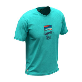 LEATT Kolesarski dres s kratkimi rokavi - MTB ALLMOUNTAIN 2.0 JUNIOR - zelena