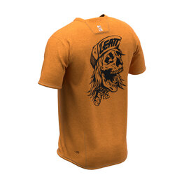 LEATT Kolesarski dres s kratkimi rokavi - MTB ALLMOUNTAIN 2.0 JUNIOR - rjava