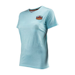 LEATT Kolesarska  majica s kratkimi rokavi - PREMIUM W - modra