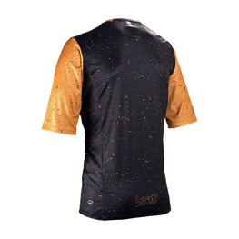LEATT Kolesarski dres s kratkimi rokavi - MTB ENDURO 3.0 - črna/rjava