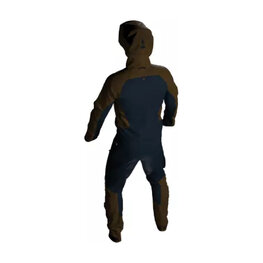 LEATT Kolesarski kombinezon - MONO SUIT MTB HYDRADRI 5.0 - rjava/črna