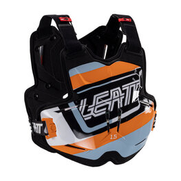 LEATT ščitnik za hrbet in prsni koš - CHEST PROTECTOR TORQUE 1.5 - črna/oranžna