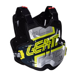 LEATT ščitnik za hrbet in prsni koš - CHEST PROTECTOR TORQUE 1.5 - črna/rumena