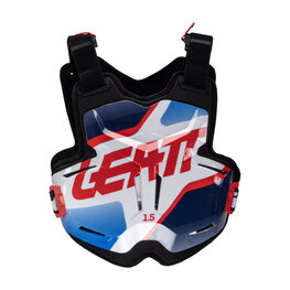 LEATT ščitnik za hrbet in prsni koš - CHEST PROTECTOR TORQUE 1.5 - črna/modra