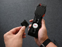 TRELOCK ključavnica za kolo - TRIGO FS 380/100 +HOLDER X-PRESS - črna