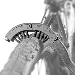 SUPER B ščetka za čiščenje - CLEANING BRUSH TB-1718 - siva