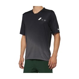 100% SPEEDLAB Kolesarski dres s kratkimi rokavi - CELIUM - črna/siva