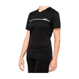 100% SPEEDLAB Kolesarski dres s kratkimi rokavi - RIDECAMP W - črna/siva