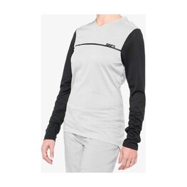 100% SPEEDLAB Kolesarski dres z dolgimi rokavi poletni - RIDECAMP W - siva/črna