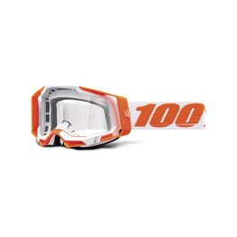 100% SPEEDLAB Kolesarska očala - RACECRAFT 2 - oranžna/bela