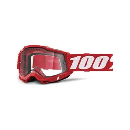 100% SPEEDLAB Kolesarska očala - ACCURI 2 ENDURO MTB - rdeča/bela