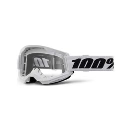 100% SPEEDLAB Kolesarska očala - STRATA 2 - bela/črna