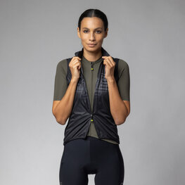 ALÉ Kolesarski brezrokavnik - SAUVAGE PR-E - črna