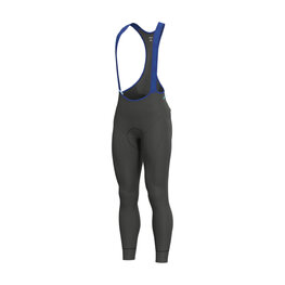 ALÉ Kolesarske dolge hlače z naramnicami - KLIMATIK K-TOUR - črna