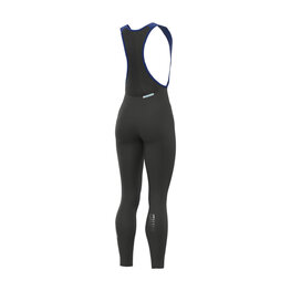 ALÉ Kolesarske dolge hlače z naramnicami - KLIMATIK K-TOUR - črna