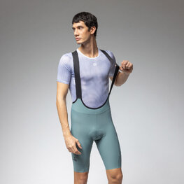 ALÉ Kolesarske kratke hlače z naramnicami - GRAVEL-PRO OFF ROAD - - zelena