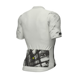 ALÉ Kolesarski dres s kratkimi rokavi - PALM PR-E - bela/zelena