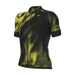 ALÉ Kolesarski dres s kratkimi rokavi - TRACE PRAGMA - zelena/črna
