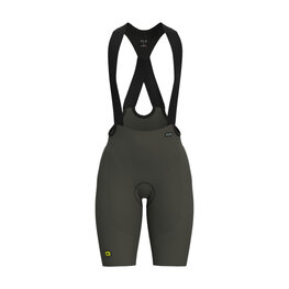 ALÉ Kolesarske kratke hlače z naramnicami - VOLTAGE R-EV1 - zelena